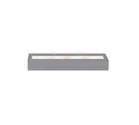 Mawa Design One Piece 8 Wandleuchte, gris métallisé