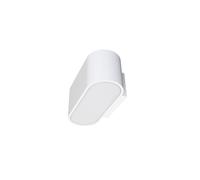 Mawa Design Oval Office 7 Applique Wandleuchte, blanc mat