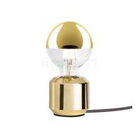 Mawa Oskar Lampe de table laiton/gris - avec interrupteur - excl. ampoule , Vente d'entrepôt, neuf, emballage d'origine