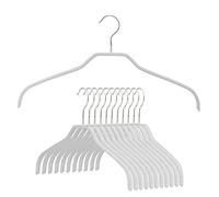 MAWA par la lumière Reston (Lloyd Silhouette Mince antidérapant économiser de l'espace 41/F Cintre, Blanc, Set of 12