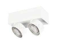 Mawa Wittenberg 4.0 Plafonnier LED 2 foyers - semi-encastré blanc mat - 2.700 K - dimmable variateur de phase - 24° Ce luminaire comporte des modules à LED prémontés de classes énergétiques A