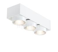 Mawa Wittenberg 4.0 Plafonnier LED 3 foyers - semi-encastré blanc mat - 2.700 K - phase de gradateur - 24° Ce luminaire comporte des modules à LED prémontés de classes énergétiques A A++, A+, A