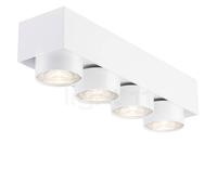 Mawa Wittenberg 4.0 Plafonnier LED 4 foyers - semi-encastré blanc mat - 2.700 K - casambi - 38°