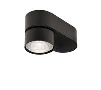 Mawa Wittenberg 4.0 Plafonnier LED ovale noir mat - 2.700 K - dimmable variateur de phase - 38° Ce luminaire comporte des modules à LED prémontés de classes énergétiques A A++, A+, A