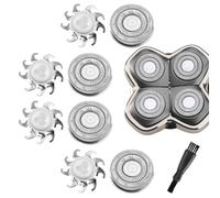 MAWAER 4pcs Tête Rasoir Lames de Remplacement pour Skull Shaver 4 têtes série et 3 têtes série MAWAER shaver blades for skull shaver pitbull replacement heads