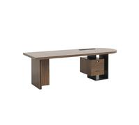 MAWERDCXG Bureau de Direction Bureaux Et Chaises De Direction, Modernes for PDG, Président, Grands Plateau Spacieux