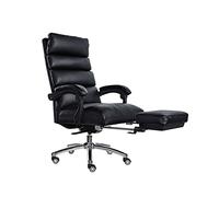 MAWERDCXG Chaise de Bureau Chaise De Bureau Retractable Repose-Pieds Support en Cuir Salle Backrest Coussin Coussiér Cushion Management Home Desk Ergonomie(A1)