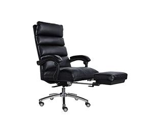 MAWERDCXG Chaise de Bureau Chaise De Bureau Retractable Repose-Pieds Support en Cuir Salle Backrest Coussin Coussiér Cushion Management Home Desk Ergonomie(A1)