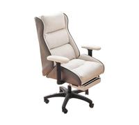 MAWERDCXG Chaise de Bureau Chaise Pivotante D'ingénierie D'étude À Domicile, De Dossier d'affaires, Fauteuil Loisirs, Siège Bureau Inclinable avec Repose-Pieds Ergonomie