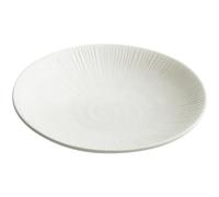 MAWERDCXG Dessert Plate Assiette en céramique à Rayures créatives, Plat de Cuisson for dîner, Assiette Ronde Porcelaine Blanche for Salade et pâtes, Vaisselle Restaurant Vaisselle(8.75 inch)