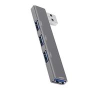 mawma Concentrateur USB 3.0,concentrateur USB | Adaptateur USB 4 Ports - Adaptateur USB Portable, extenseur multiport pour Ordinateur de Bureau, Ordinateur Portable, clé USB, imprimante, PC, claviers