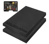 mawmuaw Mousse Prédécoupée 2 Pièces Mousse a Decouper 405x305x50 mm Module Mousses Servante Atelier PU Mousses de Calage pour Protéger Outils Cosmétiques Objets Artisanaux Appareils Photo