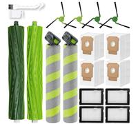 Max 705 Combo Kit de pièces de rechange compatible avec iRobot Roomba Max 705 Combo/Max 700 Series Robot Aspirateur Accessoires 1 brosse principale/4 filtres HEPA/2 balais à rouleaux/4 brosses