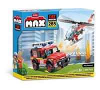 Max Build More Fire Station Brick Medium Set (265 Bricks)