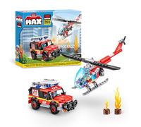 Max Adventure Fire Rescue Playset (265 pièces) - Briques de Construction