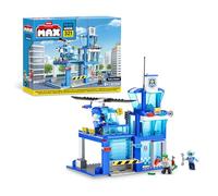 MAX Adventure Police Station Playset (321 pièces) - Briques de Construction