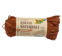 Max Bringmann kg 97599 Raffia Plant 1 m Medium Brown Rope Ball 50g Cyan