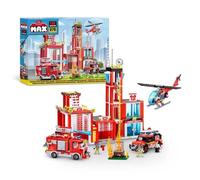 Max Build More Fire Station Large Brick Set (976 Bricks)