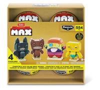 MAX Build more Premium Collection de Briques de Construction Fugglers (Pack de 4)