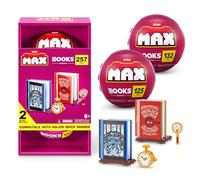 Max Build More Premium Plastic Building Bricks Books Collection (2 Pack) de ZURU, Livres Classiques à Construire en Bleu, Noir et Rouge pour Adolescents, Adultes et collectionneurs