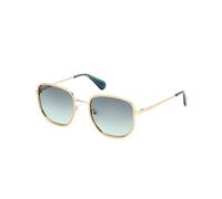 MAX&Co Femme MO0091 30P Lunettes de soleil Métal Or Vert Ronde Normale Ombré