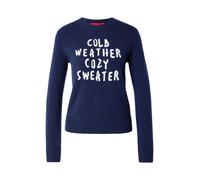 MAX&Co. Pull-over 'FONTANA' bleu marine / blanc, Taille L