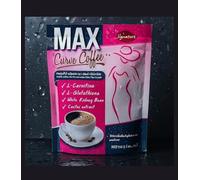 MAX Curve Coffee Café avec L-Carnitine, L-Glutathione, Haricot Blanc et Extrait de Cactus