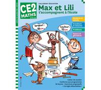 Max et Lili t'accompagnent à l'école en CE2 / Maths - Dominique de Saint Mars - Calligram - broché - Scolaire / Universitaire
