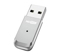 Clé USB Récepteur Bluetooth pour Ordinateur Portable ou Bureau Max Gris