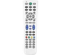 Télécommande Universelle 6 en 1 pour TV / SAT / DVD / Box Portée 8m Blanc