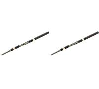 MAX FACTOR - Brow Shaper - Double Tipped Mechanical Pencil With Spoolie Brush - Utltra Fine Tip For Precise Application, Softening Effect, Matte Finish - 20 Brown - 1g (Lot de 2)