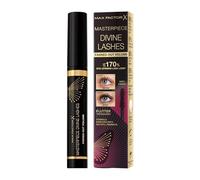 Max Factor Divine Lashes Mascara Rich Black 001, volume ultime, technologie Flutter, pinceau silhouette en fibre 420, lisse et sans agglomération, à porter toute la journée