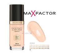 MAX FACTOR FACEFINITY ALL DAY FLAWLESS 3IN1 FOUNDATION SPF20 10 Fair Porcelain