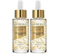 MAX FACTOR Miracle Pure sérum pour tous types de peau, idéal pour routine visage efficace, format pratique (Lot de 2)