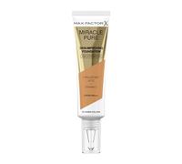 MAX FACTOR Miracle Pure Skin-Improving Foundation 24H Hydration Spf30#76-Warm Golden 30 ml pour adultes, idéal pour couvrance élégante, 30 ml, SPF 30