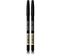 Max Factor Traceur pour les yeux Kohl Pencil, 20 noir, formule facile à mélanger, parfait pour le maquillage Smokey Eyes, 4 g (Lot de 2)