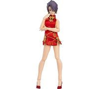 Max Factory Original Character Figurine Figma Female Body (Mika) with Mini Skirt Chinese Dress Outfit 13 cm