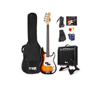 MAX! Basse électrique Gigkit Kit complet ampli 40 Watts Accessoires inclus Sunburst
