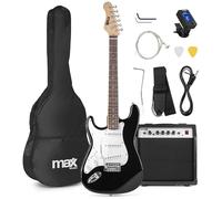MAX Gigkit Guitare Électrique Gaucher Pack 40W Amplificateur 40W Noir