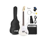 Guitare électrique MAX Pack GigKit - Blanc - Ampli 40 Watts - Accessoires inclus