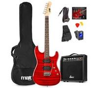 Pack guitare électrique - MAX - Superstrat - Ampli 40W - Accessoires inclus - Débutants
