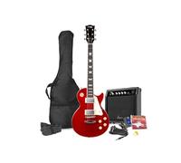 Max GigKit - Guitare Electrique Style LP Pack Débutant Ampli 40 Watts - Rouge