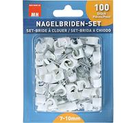 Max Hauri 135545 Set de brides à ongles Blanc