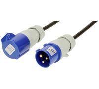 Max Hauri 165376 alimentation Rallonge 16 A bleu, noir 25 m H07RN-F 3G 1,5 mm² résistant aux UV, résistant aux huiles, flexible