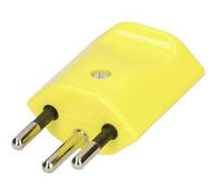 Max Hauri Ag - Fiche Dalimentation Suisse 132607 Plastique 250 V Jaune 1 Pc(s)