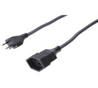 Max Hauri AG MaxTex (Câble 3 M-Mâle/Femelle Droit Droit 230 V 10A) Anthracite