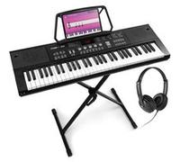 Max KB15 Clavier Électronique 61 Touches Stand et Casque Audio Inclus