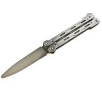 Max Knives Aiguiseur diamant papillon en acier grain 400 et 600