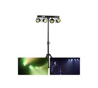 Max Set spots projecteurs PAR DMX 4 voies 3x LED RGBW + barre en T + pied