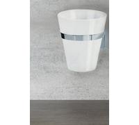 Max Light Chrom Tasse À Dent Avec Support Mural. Métal Chromé/Porcelaine